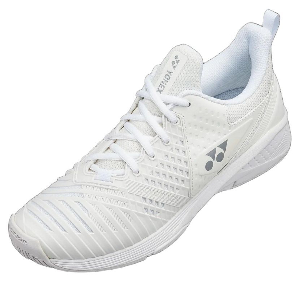 Женские Кроссовки теннисные Yonex Power Cushion Sonicage 3 - white/silver