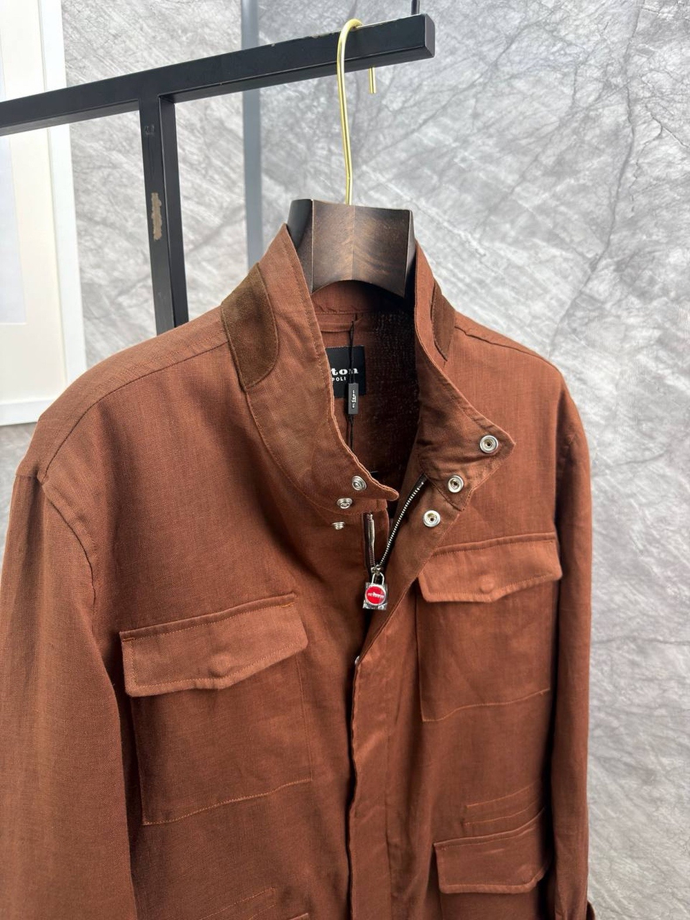Льняная ветровка Kiton