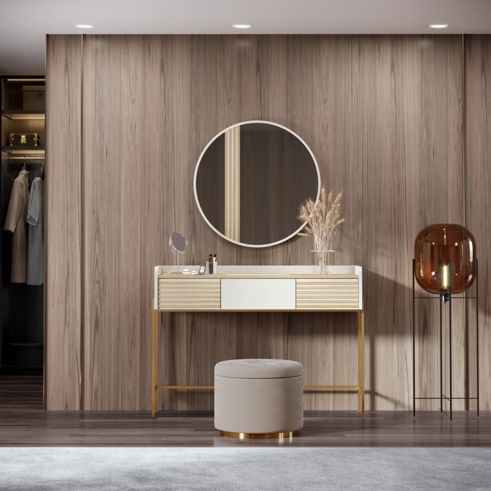Консоль NOA 2071 Neutro/Lacado Branco IDC Mobiliario