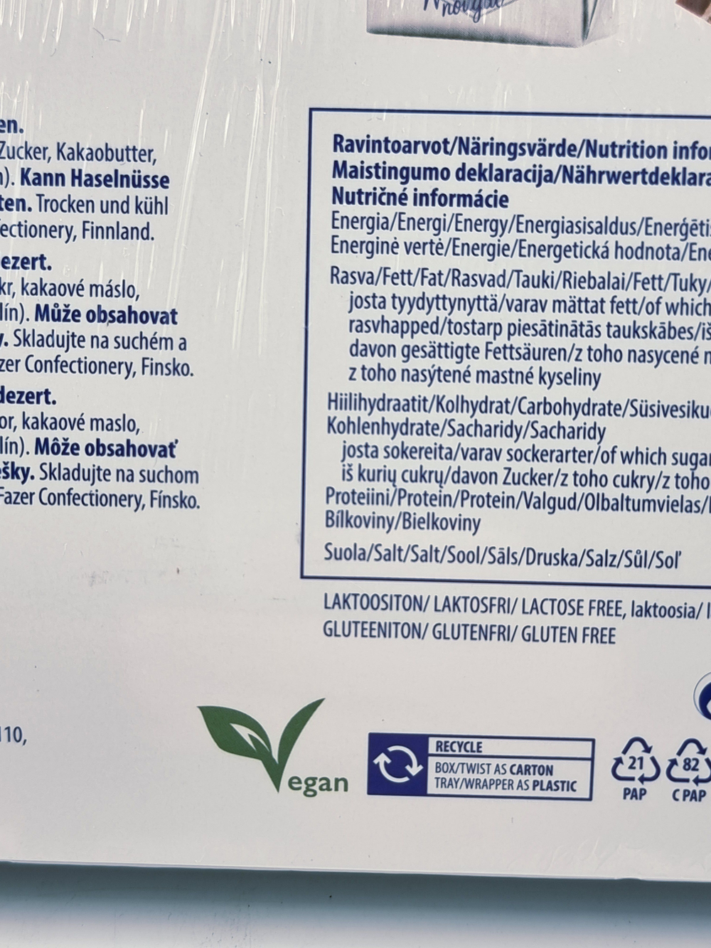 Пралине с миндалем и нугой Fazer Wiener Nougat 210 г (из Финляндии)