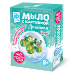 Мыло с картинкой "Машинки Квадро" зеленый (Фантазер)
