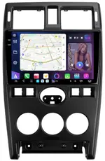 Магнитола для Lada Priora 2007-2013 (рамка черная тип 2) - FarCar S500-TS20 монитор 9.5" 2K QLED на Android 14, Быстрейшая, CarPlay, 4G SIM-слот