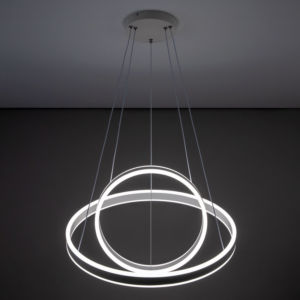 Citilux Дуэт CL719640 LED Люстра подвесная с пультом Белая