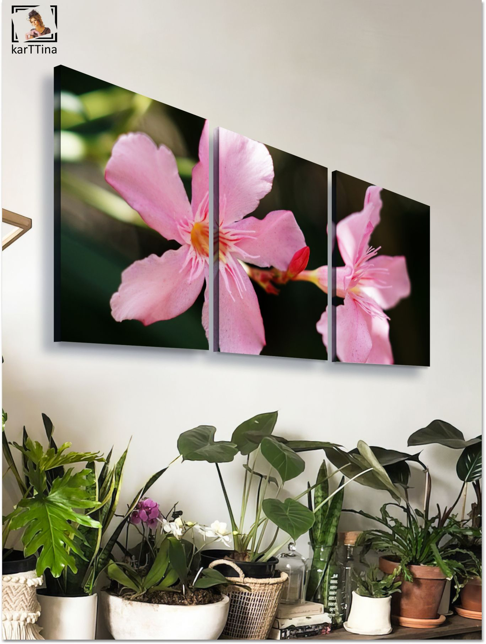 Картина Утренняя заря модульная 50x70см 3шт.