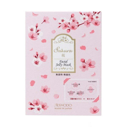 Маска с экстрактом трех сортов сакуры и коллагеном AISHODO Sakura Facial Jelly Mask