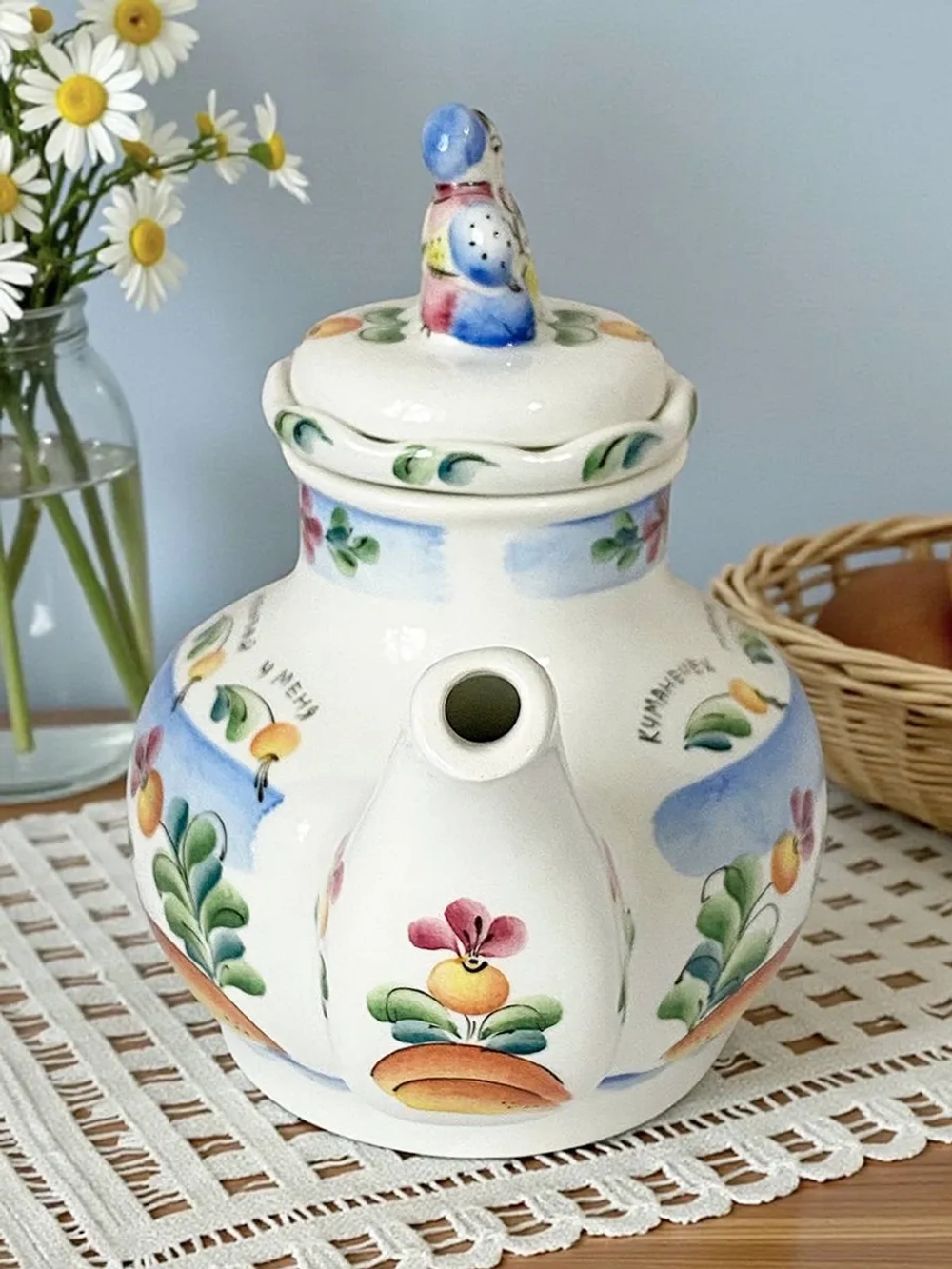 Чайник заварочный из фаянса Станичный куманек