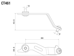 Rizoma Кронштейн бачка Ducati Panigale V4 CT461