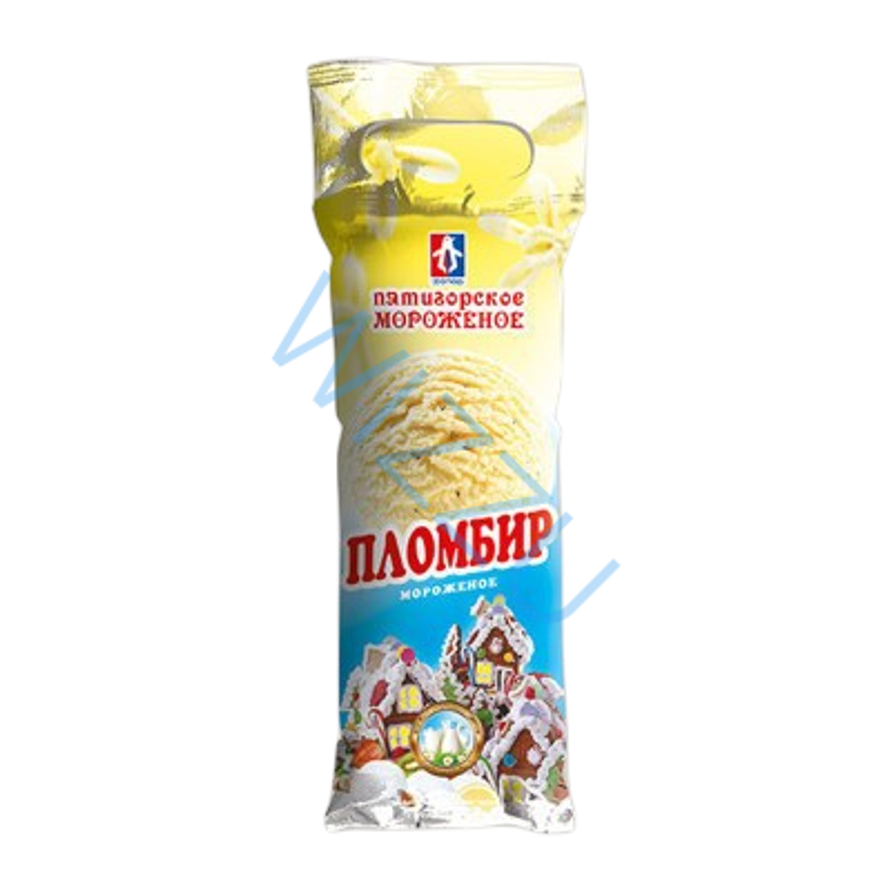 Мороженое Пломбир 1 кг Пятигорское мороженое БЗМЖ