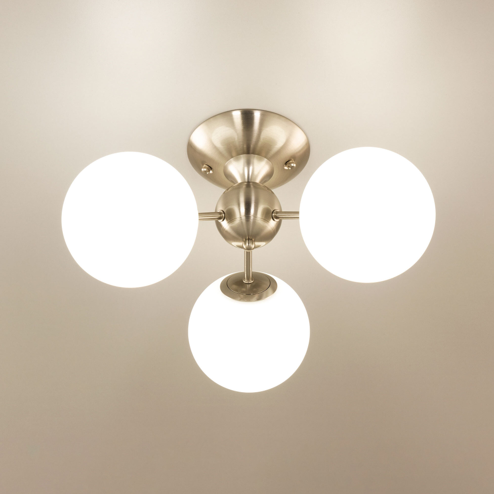 Citilux Томми CL102134 Люстра трехрожковая Матовый Хром