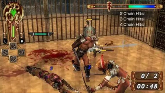 PSP Essentials Gladiator Begins (Б/У, Английская версия, ULES-01515)