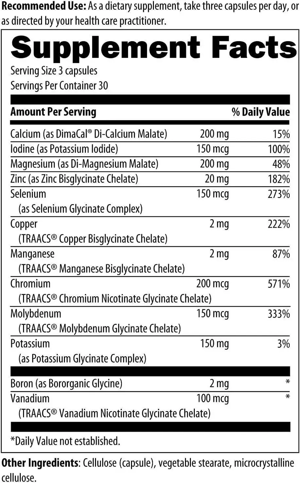 Designs for health complete mineral complex 90 vegcaps.