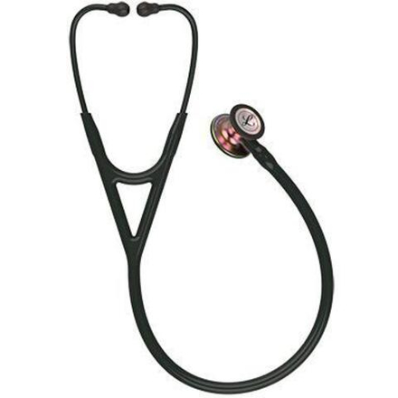 Стетоскоп Littmann Cardiology IV, черный, радужная акустическая головка (6165)