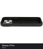 Чехол Decoded Leather Case для iPhone 17 Pro Black
