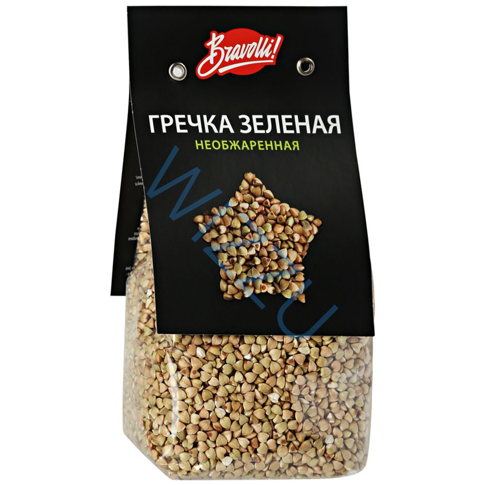 Гречка зеленая Ярмарка Bravolli 350 г