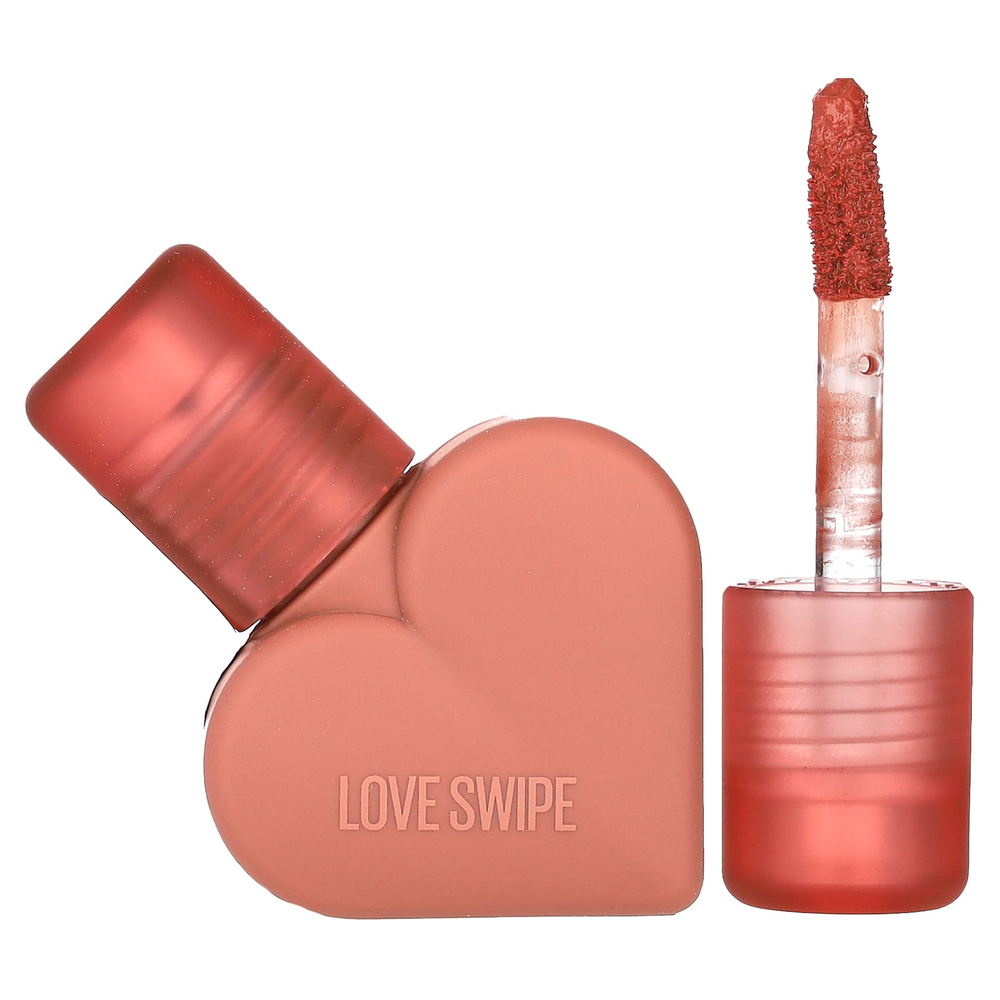 Kaja, Love Swipe, легкий кушон, мусс для губ, оттенок 04, 6,5 г (0,22 унции)