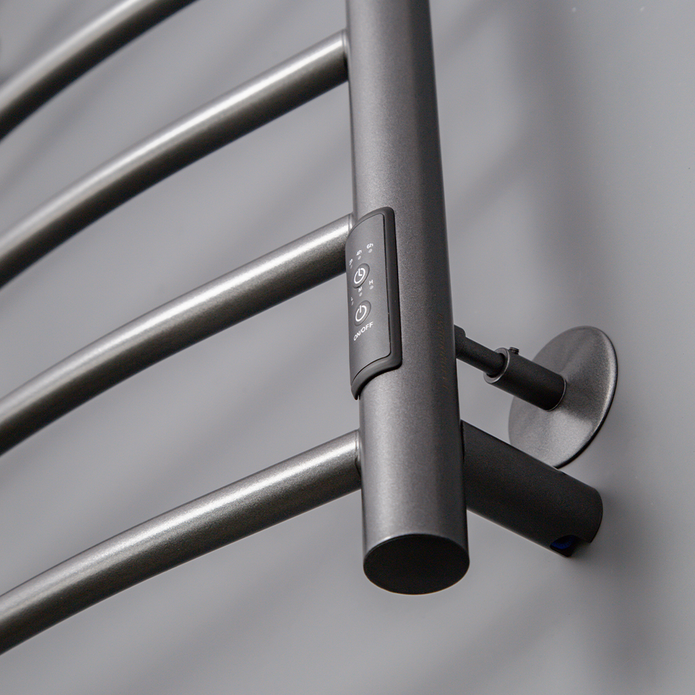 Полотенцесушитель электрический AVS Блюз 50x80 титановый графит 831-E004-5080-TGR