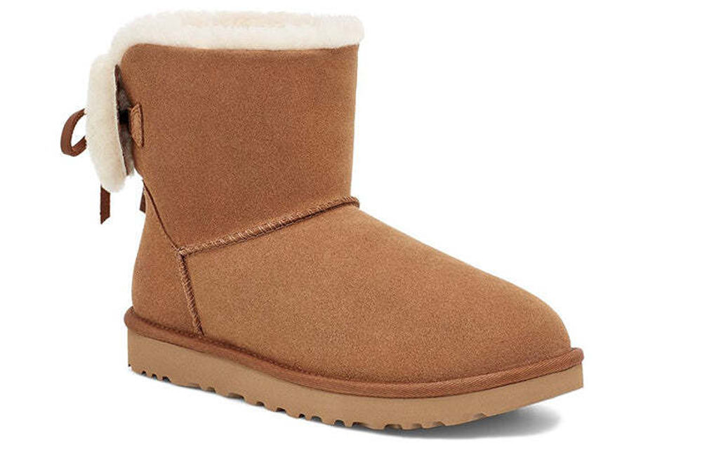 UGG Угги Classic Double Bow Mini, каштановый