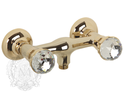 Смеситель для душа изогнутый Korona Swarovski ML.KRN-4747.DO