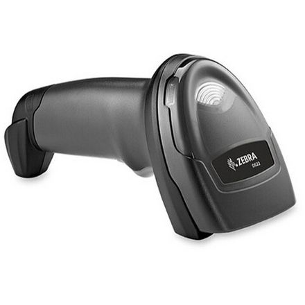 Сканер штрих-кода Zebra Symbol DS2208 (USB, Черный, Подставка)