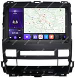 Магнитола для Toyota Land Cruiser Prado 120, Lexus GX470 (экран климата внизу) - Kuberg SF-9696-1 (большая рамка) QLed, Android 12, Быстрая, CarPlay, 4G SIM-слот