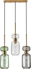 Подвесной светильник Gloss 1141/3S CL/GN/SM Escada