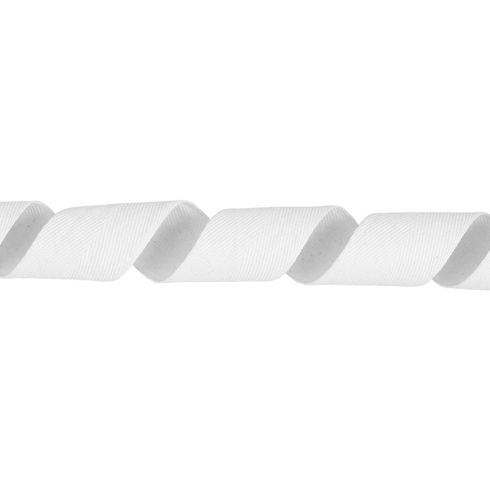 Тесьма (лента) киперная (100% х/б) 40 мм / 50 метров, белый/white, Gamma TCT-40