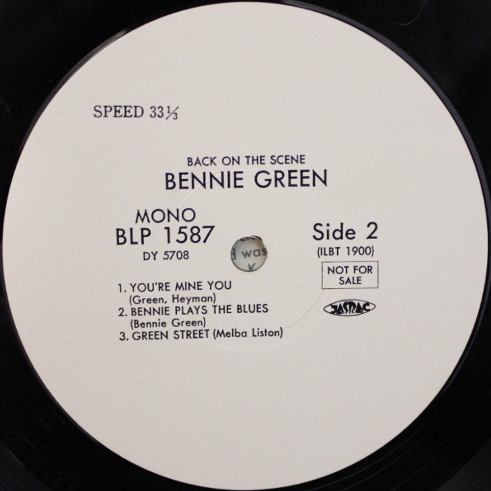 Bennie Green / Back On The Scene (LP)