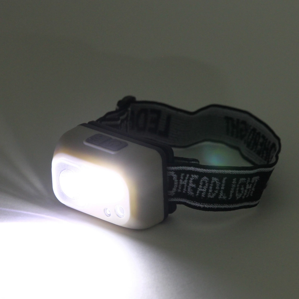 Фонарь налобный 6 режимов, 4LED, аккумуляторная батарея 400mAh USB S4