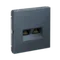 Розетка компьютерная RJ45 + RJ45, кат. Systeme Electric ArtGallery Грифель GAL000788