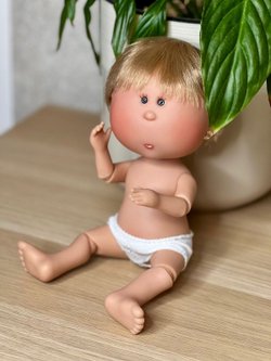 Кукла для девочки виниловая 30см Мио шарнирная без одежды (1212W1)