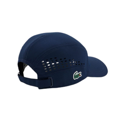 Czapka tenisowa Lacoste Diamond Taffeta - navy blue