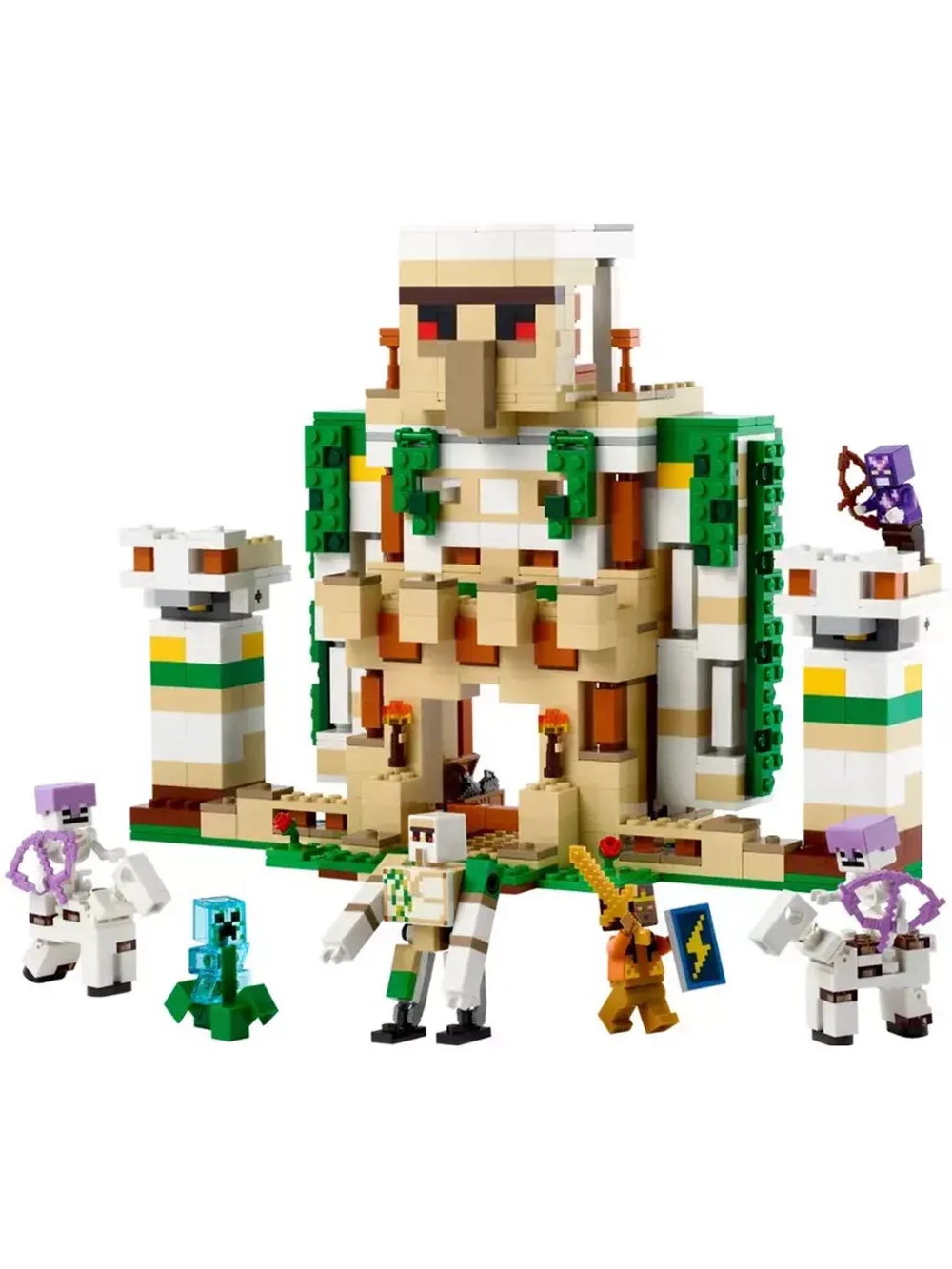 Конструктор Лего 21250 Minecraft Крепость железного голема