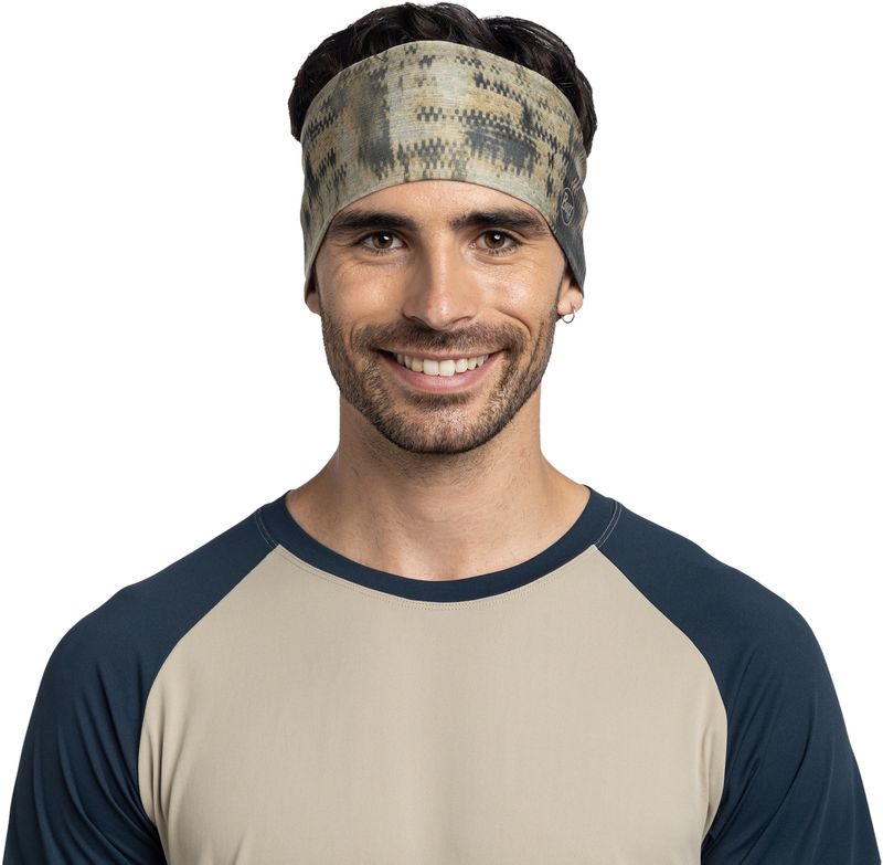 Повязка Buff CoolNet UV Wide Headband Resca Tundra Khaki Фото 2
