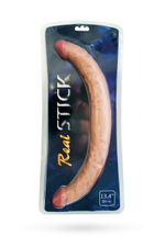 Двусторонний реалистичный фаллос Real Stick (Цвет: телесный)