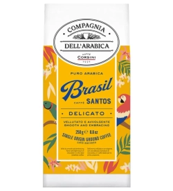 Кофе молотый Puro Arabica Brasil Santos, 250 гр.