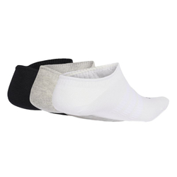Теннисные носки Adidas Thin & Light Sportwear No Socks 3P - medium grey heather/white/black