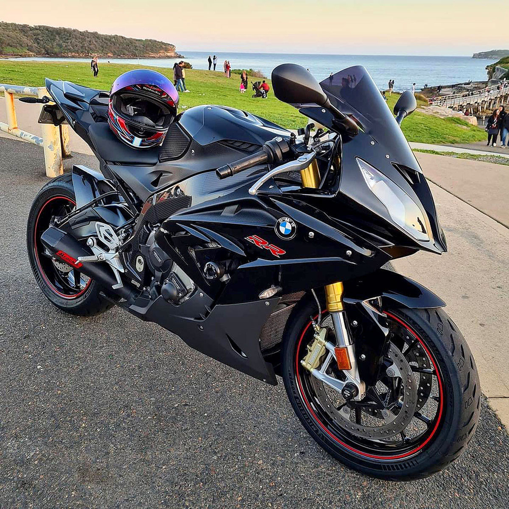 Brocks Performance Выхлопная система Penta-Carbon глушителем 15 дюймов BMW S 1000 RR