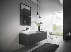 Смеситель для раковины Hansgrohe Vernis Shape однорычажный, 100 CoolStartart матовый чёрный 71594670
