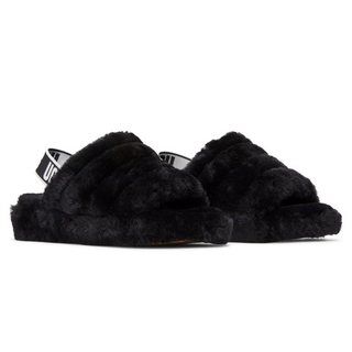Ugg Fluff Yeah Slide Black