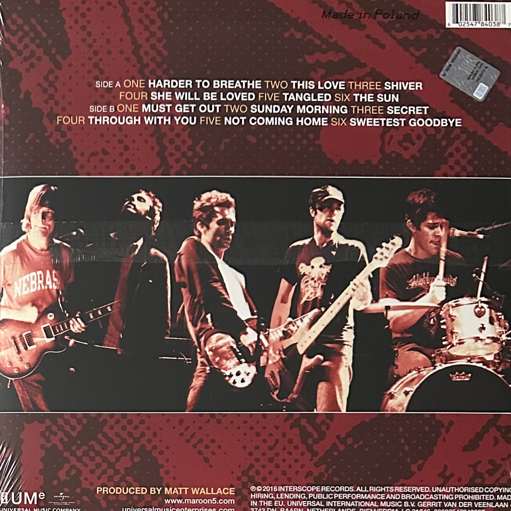 Maroon 5 ‎– Songs About Jane (Голландия 2022г.)