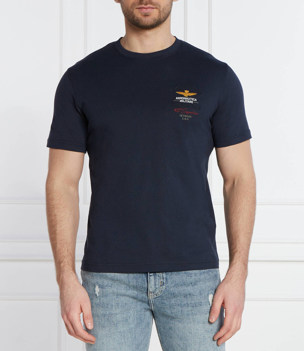 Футболка Aeronautica Militare - темно-синий(TS2213J641)