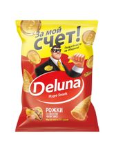 Кукурузные снеки Deluna Рожки со вкусом Чили Тако 85 г x 4 шт