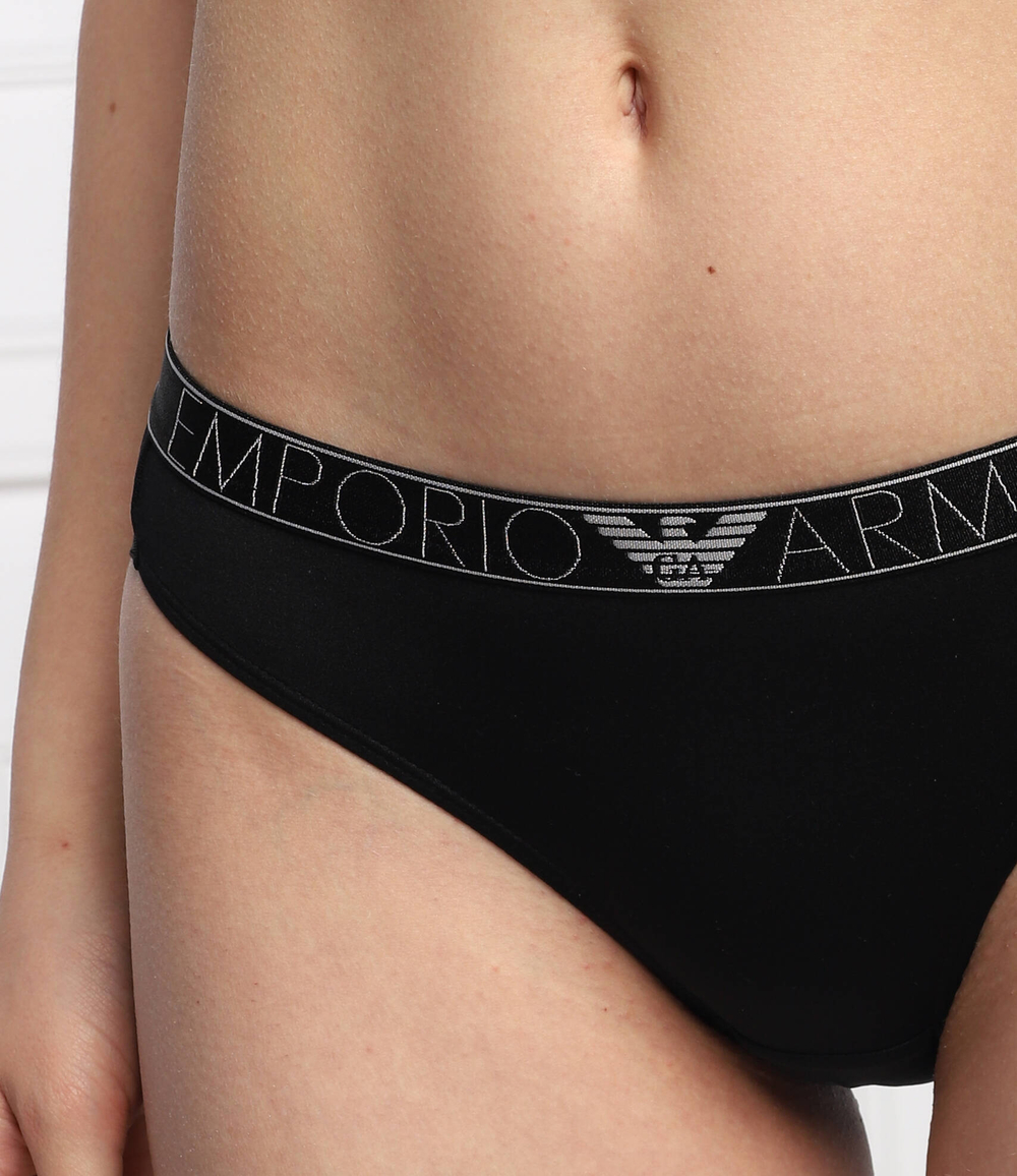 трусики 2 пары Emporio Armani - черный(164570 2R235)