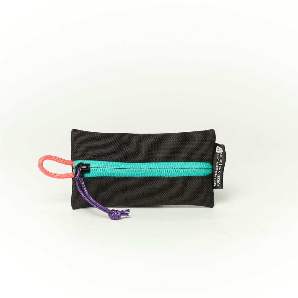 Fabric Key Wallet черный/мятный