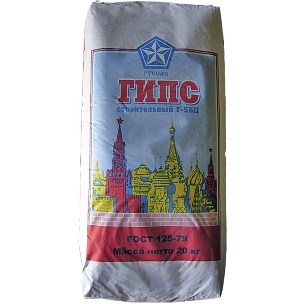 Алебастр Русеан Г-5 Б 20 кг