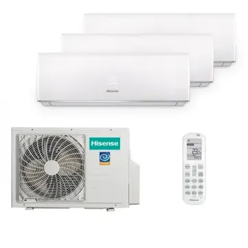 Мультисплит система на 3 комнаты Hisense AMS-09UW4RVEDB00 x 3 / AMW3-24U4RJC