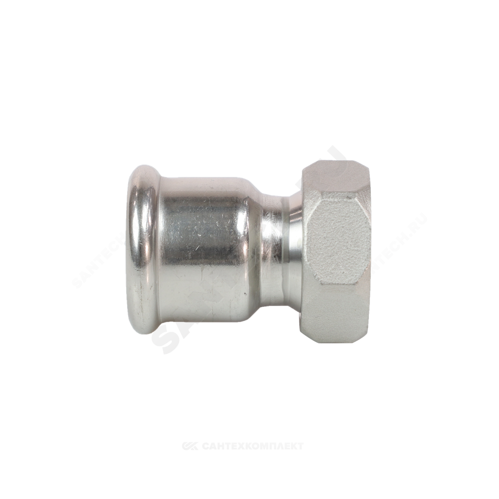 Муфта сталь нерж AISI 316L Дн 35х1 1/2" Ру16 пресс/нак/гайка Inoxpres RM 183035002