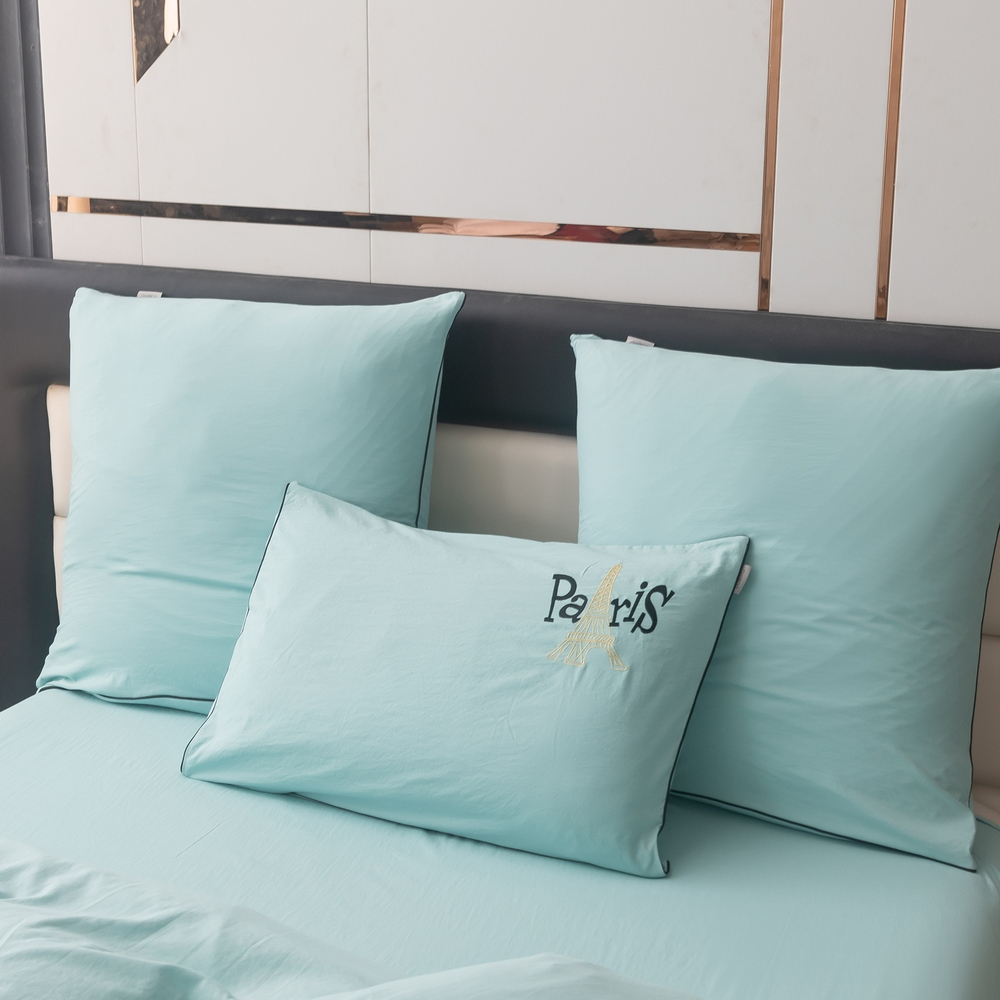 КПБ Mood of Paris на резинке MPR003, Евро, 4 наволочки, простынь 160*200*35
