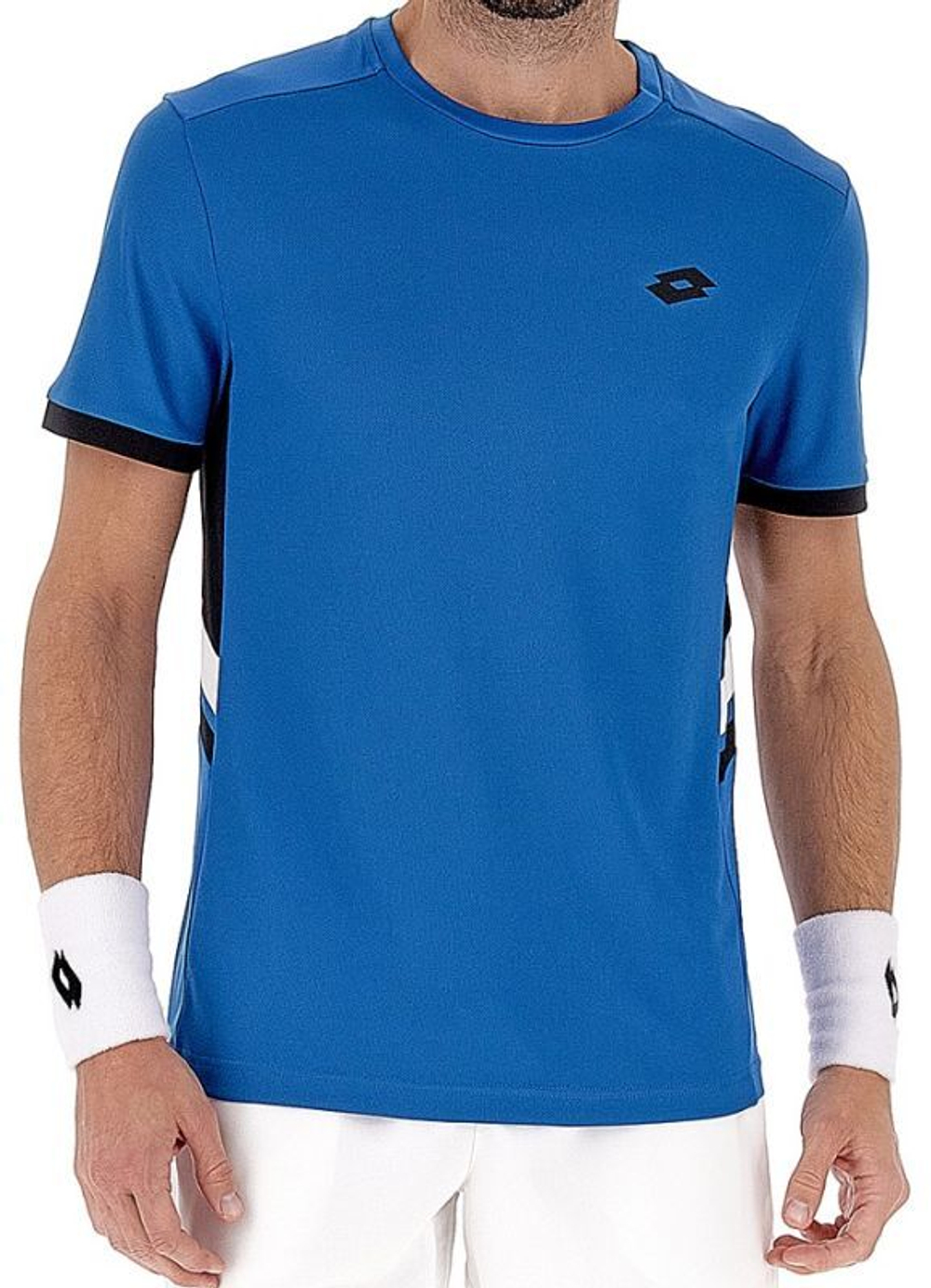 Мужская теннисная футболка Lotto Squadra II T-Shirt - небесный