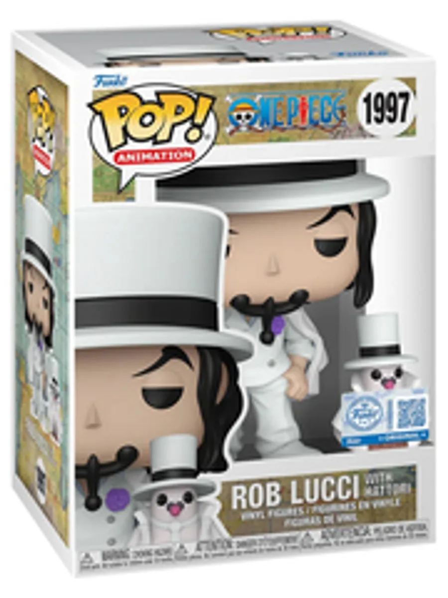 Funko POP! One Piece: Rob Lucci with Hattori (Exc) (1997)